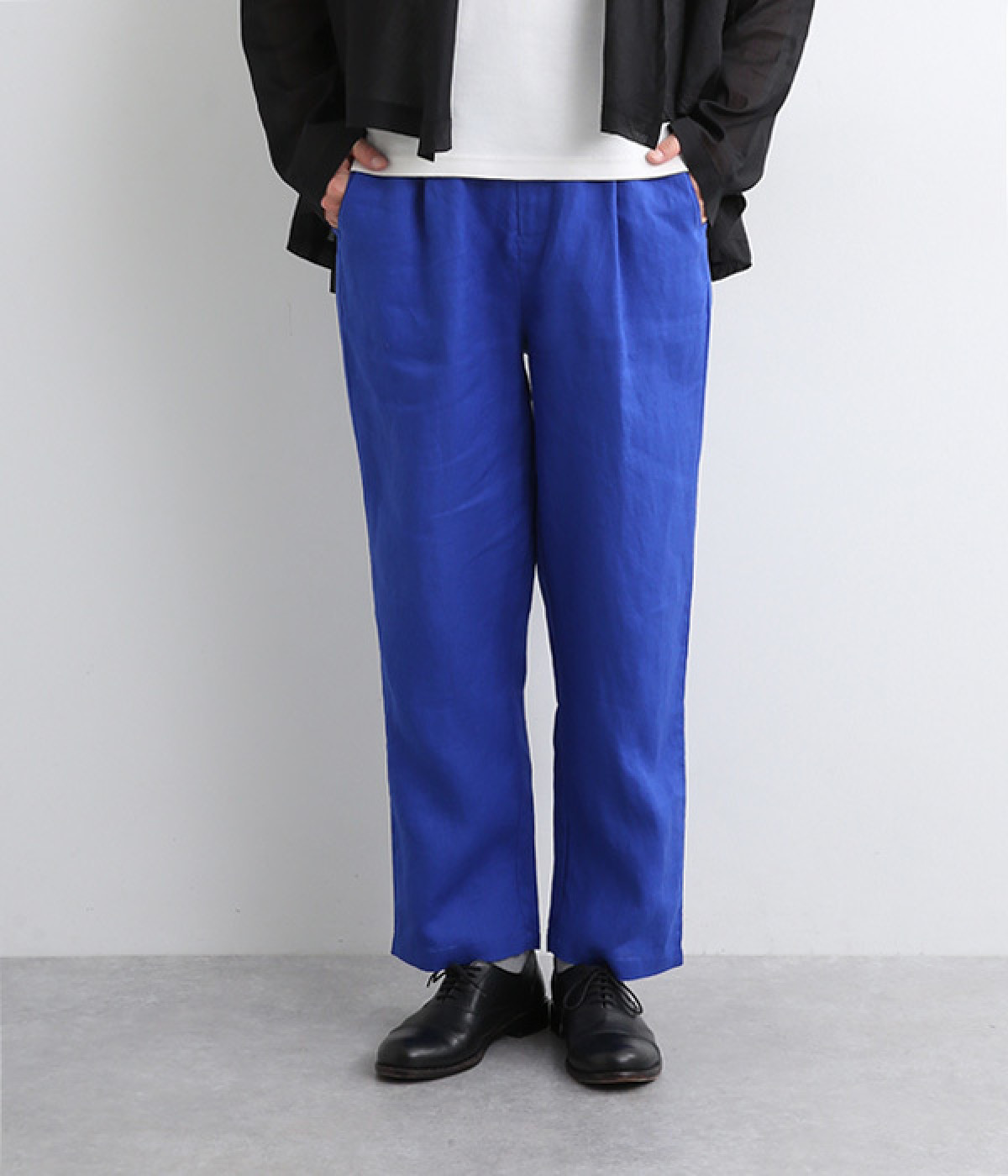 ウエストタックパンツ(ロイヤルブルー-ONESIZE)
