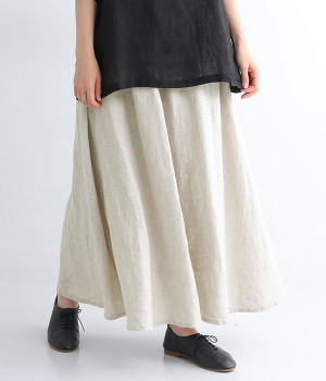 ウエストギャザースカート(キナリ-ONESIZE)