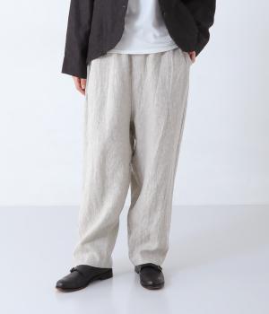9番手リネンサルエルパンツ