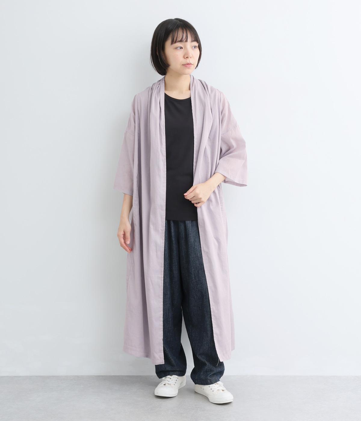 ゆるたん様　オーダー品 ラミーコットンガウン風ショートスリーブ羽織｜08Mab（ゼロハチマブ