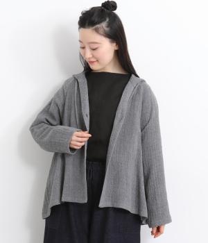 ウールガーゼフーディージャケット