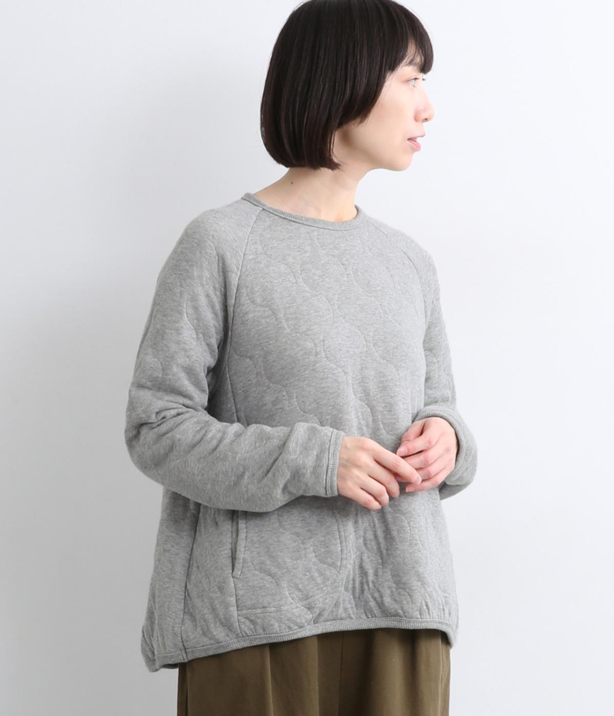 コットンキルトプルオーバー(トップグレー-F)