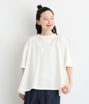 コットン天竺プルオーバー(オフホワイト-F)