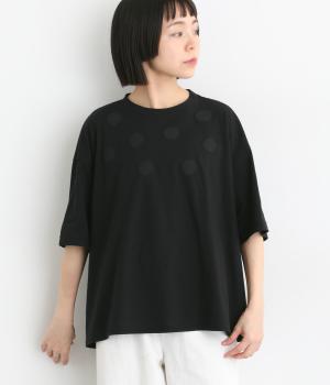 コットン天竺プルオーバー(ブラック-F)