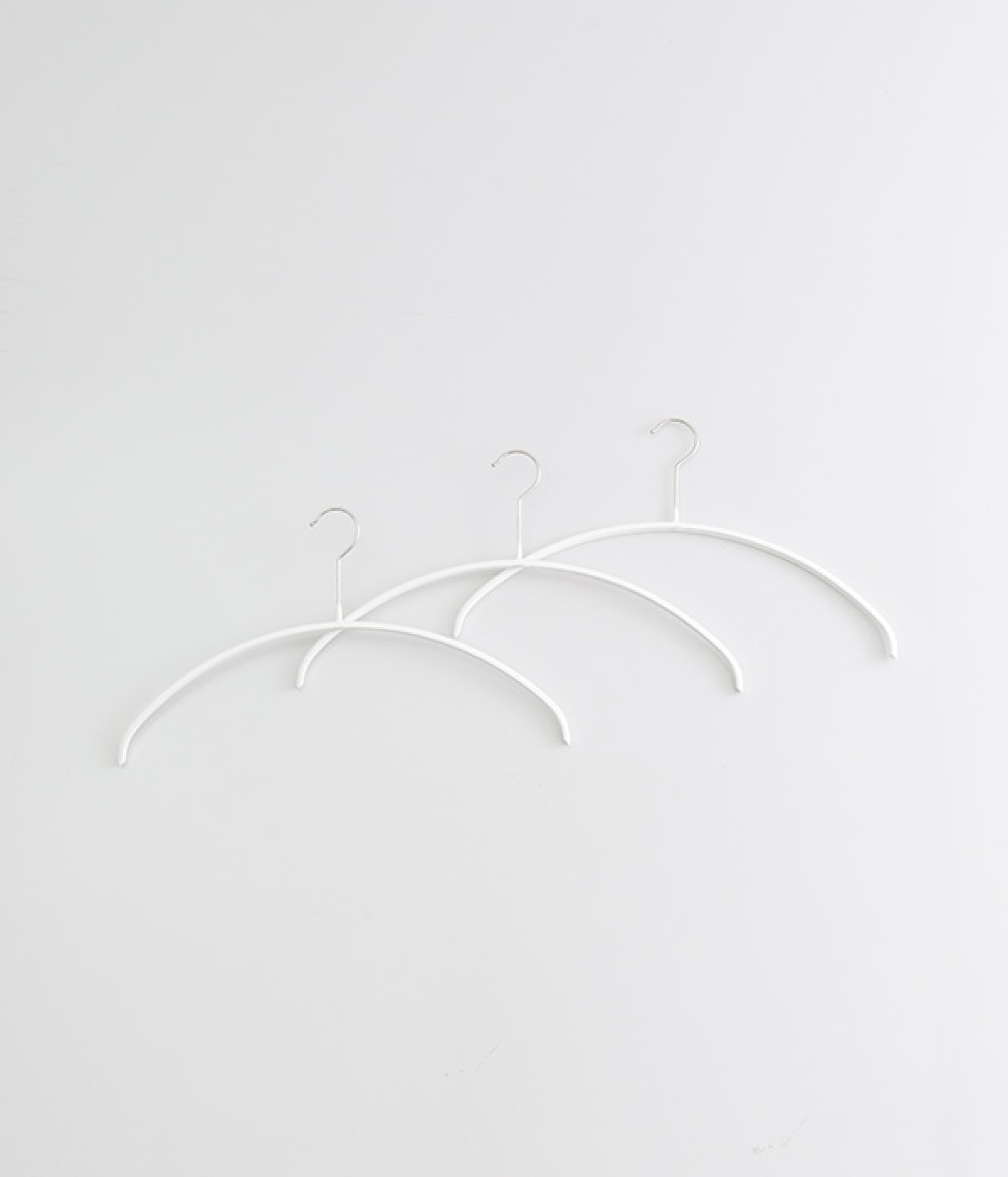 エコノミック40　滑り落ちない人体ハンガー(10本セット)(ホワイト-ONESIZE)
