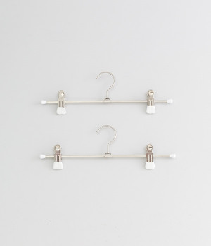 クリップ30　ボトムス用クリップ式(10本セット)(ホワイト-ONESIZE)