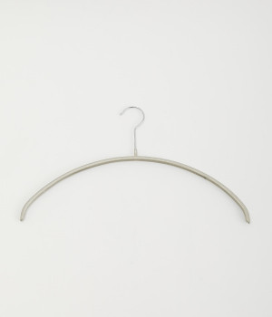 ミヤビエコノミック40　滑り落ちないハンガー10本セット(グリッターシルバー-ONESIZE)