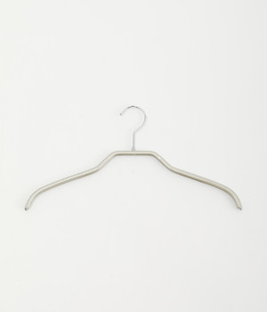 ミヤビシルエット36　滑り落ちないハンガー10本セット(グリッターシルバー-ONESIZE)