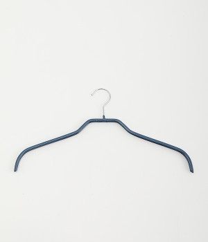 ミヤビシルエット41　滑り落ちないハンガー10本セット(グリッターダークブルー-ONESIZE)