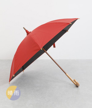 paraburella 晴雨兼用　長傘(レッド-ONESIZE)