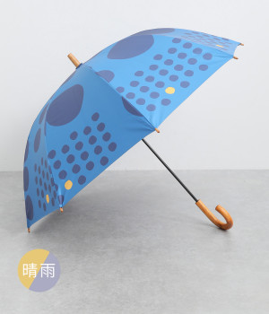 パラブレラ　晴雨兼用　maru　長傘　55cm(ブルー-ONESIZE)