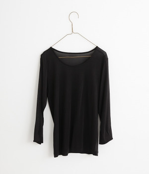 正絹シルク100%　8分袖インナー