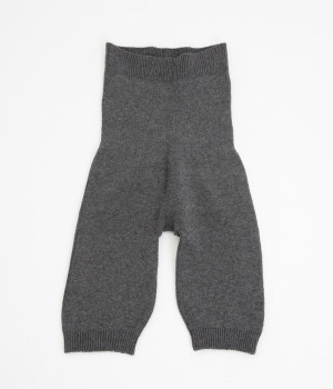 シルクコットンはらまきパンツ3分丈(グレー-ONESIZE)