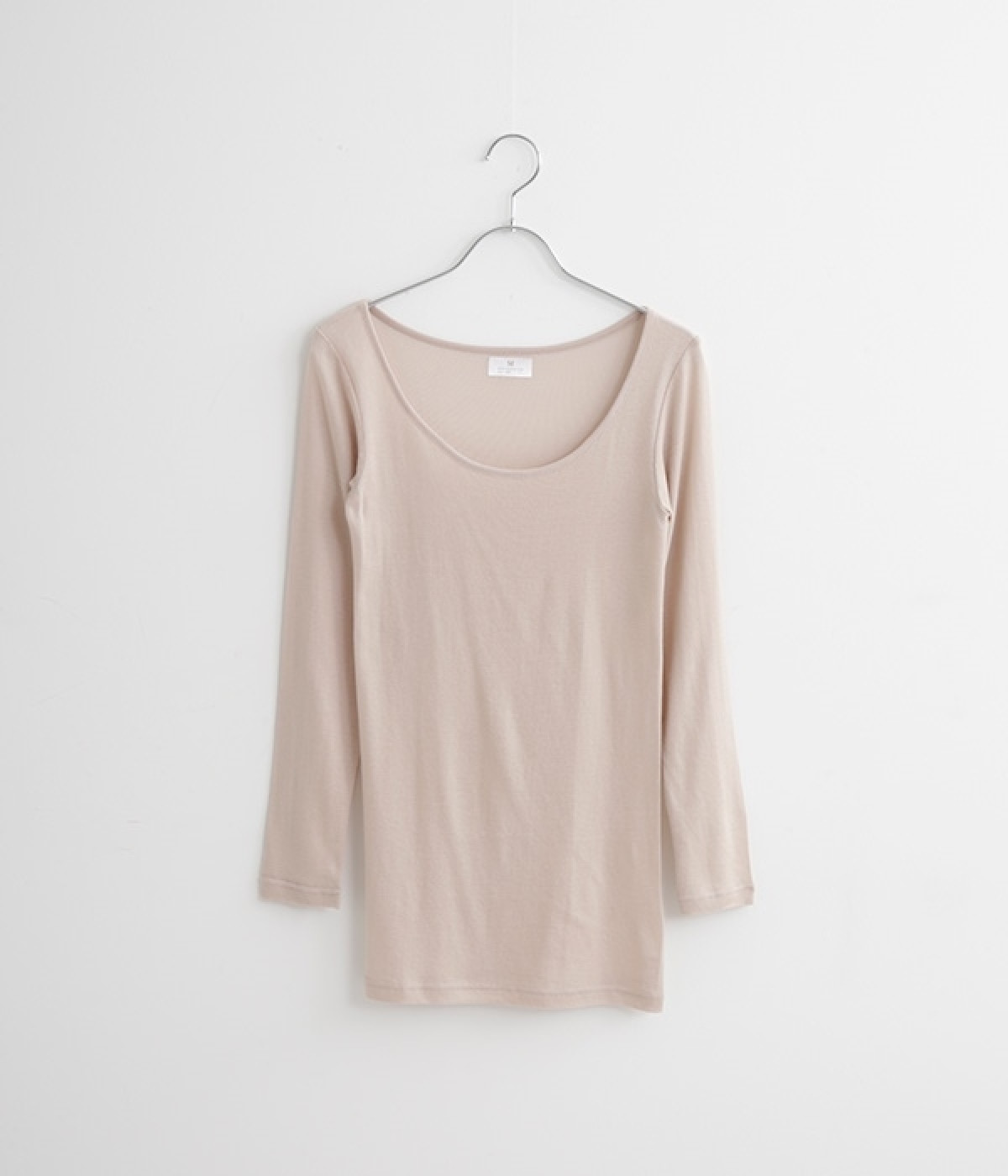 内絹外コットンエアリーシリーズ8分袖(モカ-L)