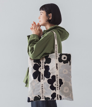 【日本限定】kioski Carrier Midi Unikko トートバッグ(ブルー-ONESIZE)