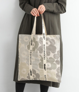 【日本限定】kioski Carrier Midi Unikko トートバッグ(グレー-ONESIZE)