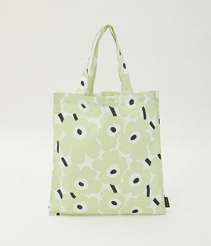 【日本限定】Mini Unikko トートバッグ(グリーン×ネイビー-ONESIZE)