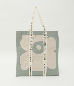 kioski Carrier Midi Unikko トートバッグ(グレー×ホワイト-ONESIZE)