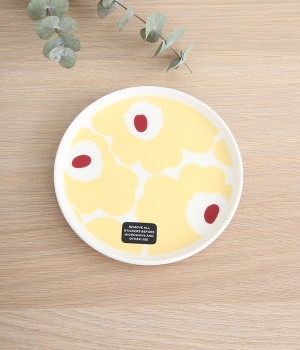 Unikko plate diam 13.5cm(イエロー-ONESIZE)