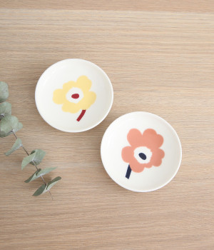 Unikko Plate(ピンク×イエロー-ONESIZE)