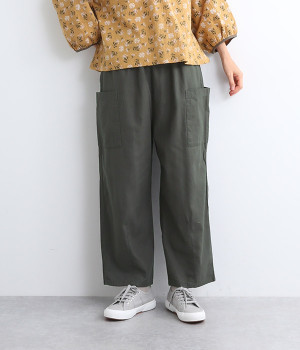 裏使いツイルカーゴパンツ(スミクロ-L)