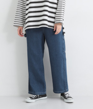 デニムペインターパンツ(ブルー-L)