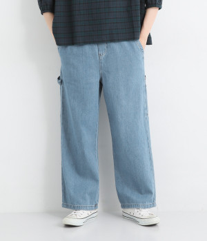 デニムペインターパンツ(サックス-L)