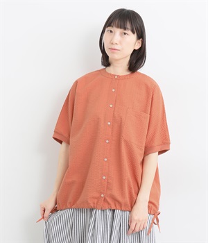 サッカーサイドドロストシャツ(オレンジ-L)