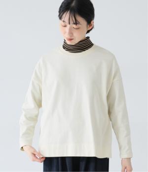 裾スリットＴトレーナー(クリーム-L)