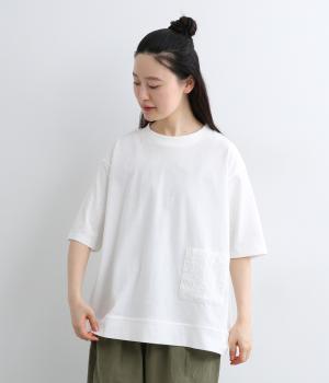 ちょこっとレースTシャツ(オフ-M)