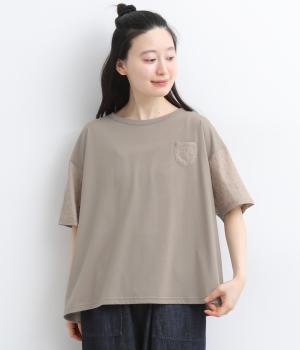 ちょこっとレースのワイドTシャツ