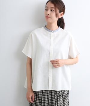接触冷感優等生になりたかった半袖シャツ(オフ-L)