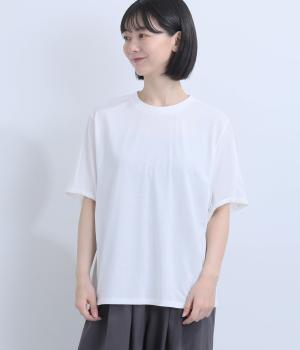 接触冷感ぽわんなTシャツ(オフ-L)