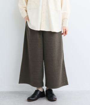やわぬくアンクルパンツ（ダークブラウン・L）