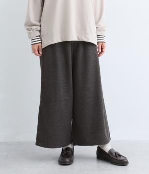 やわぬくアンクルパンツ（ブラック・L）