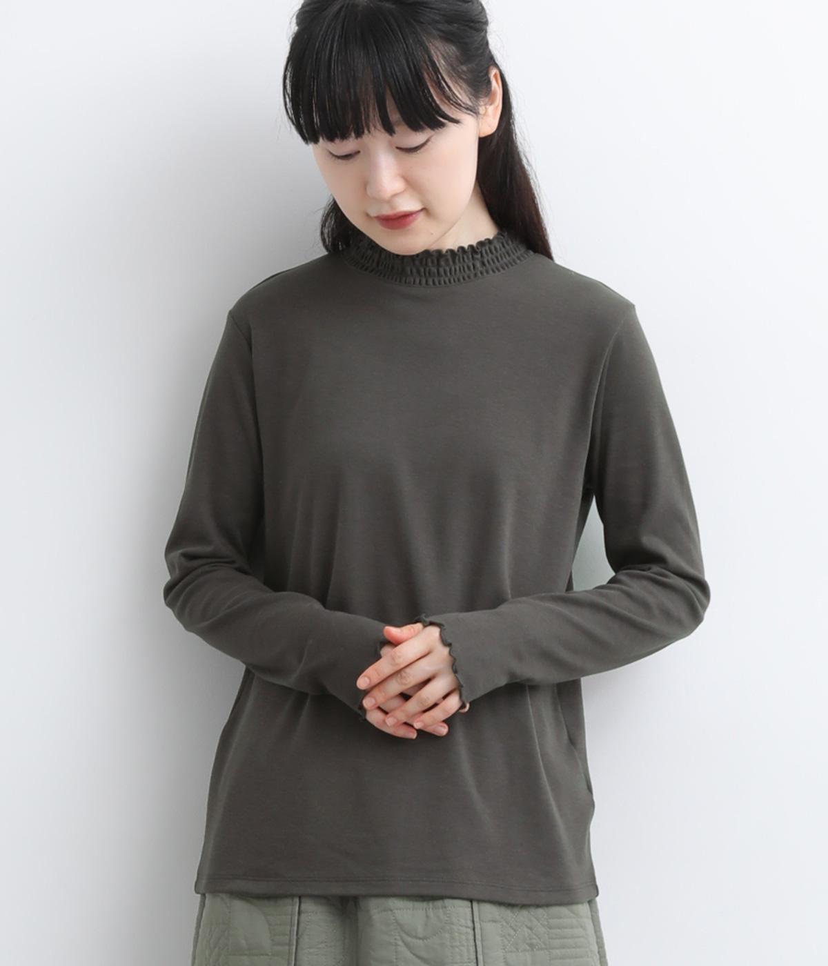 愛らしさ満点メロウハイネック長袖Tシャツ｜no jean（ノージーン）の