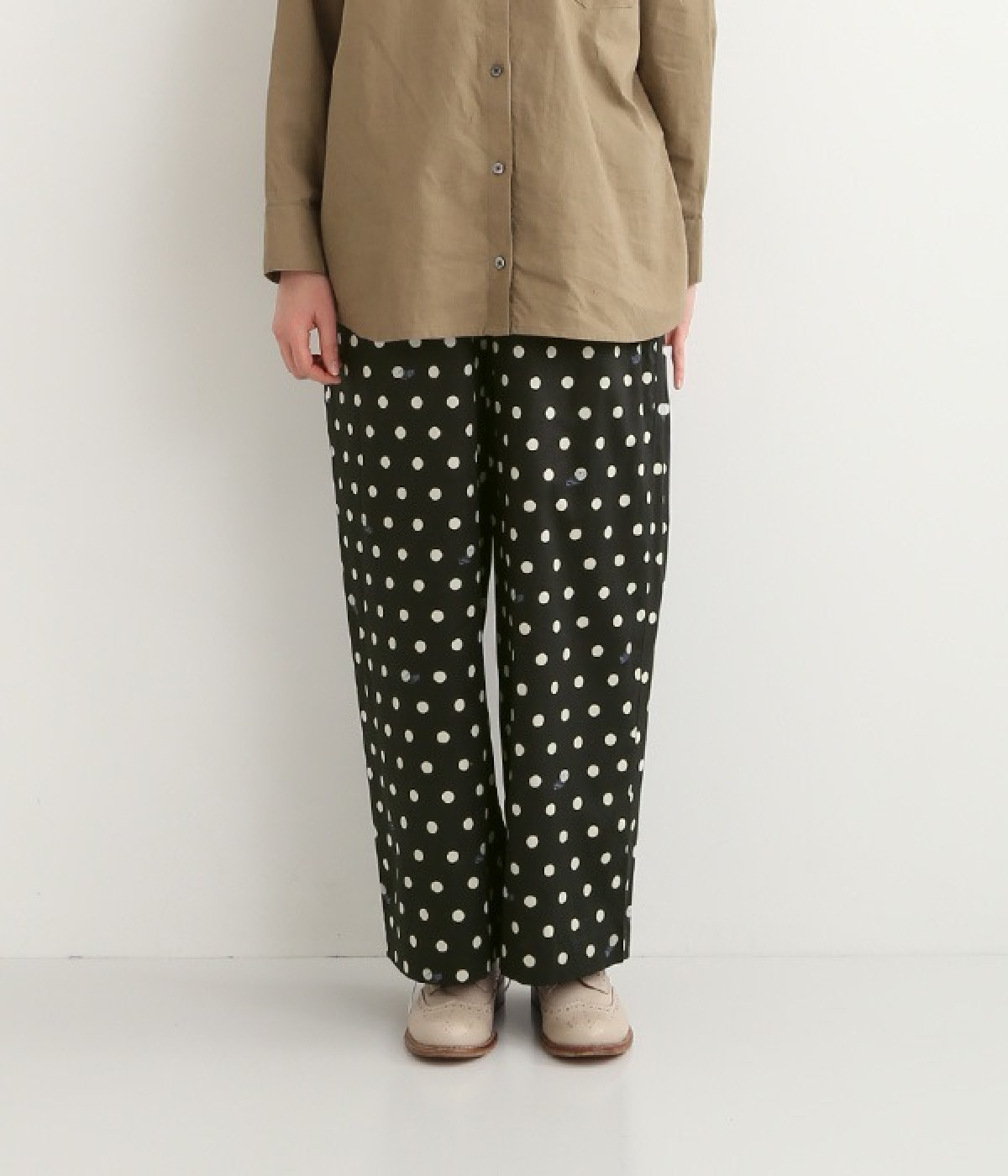 ラッコドットビッグパンツ(ブラック-ONESIZE)