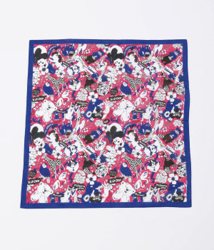 バンダナ　THANK YOU(ネイビー-ONESIZE)