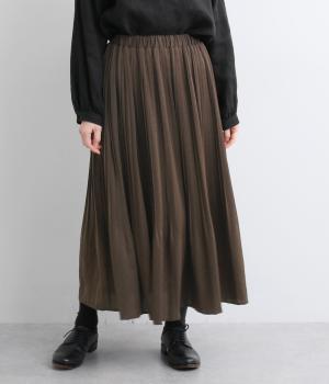 ドット消しプリーツスカート