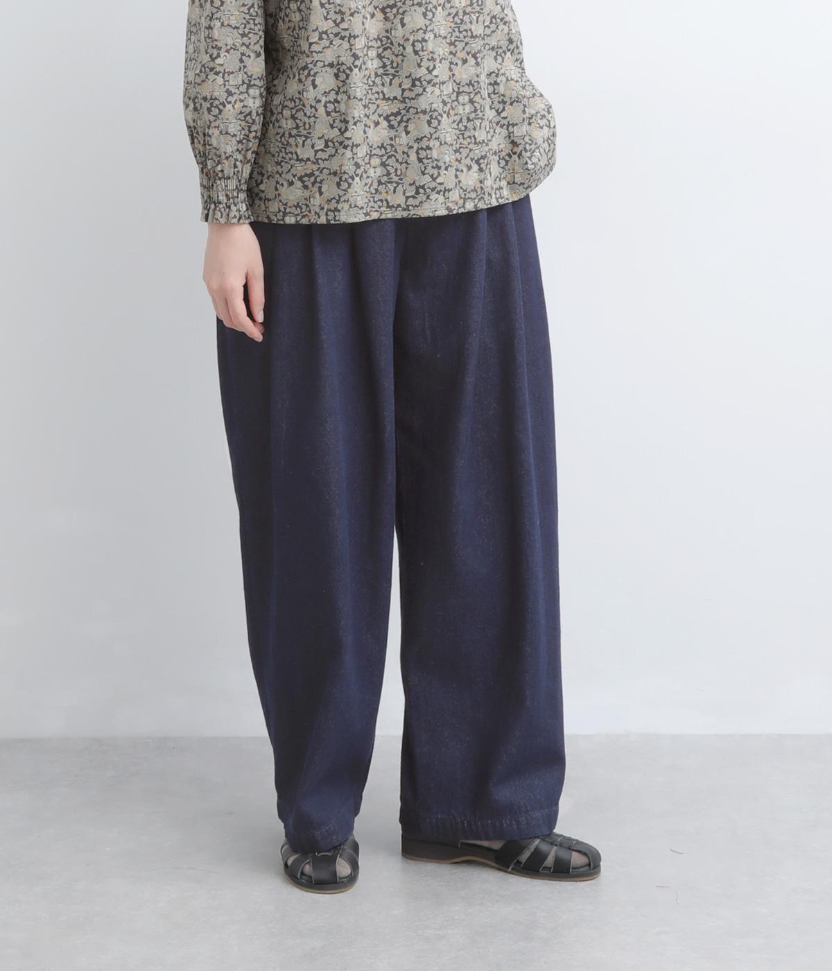 コットンデニムタックワイドパンツ｜sosotto（ソソット）の商品詳細
