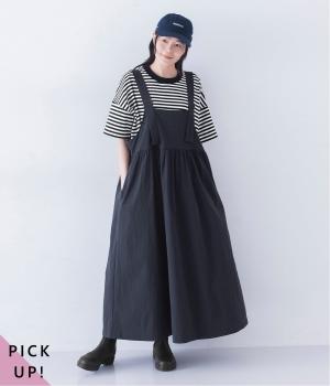 晴れでも雨でも頼れるジャンパースカート【撥水加工】(ネイビー-F)