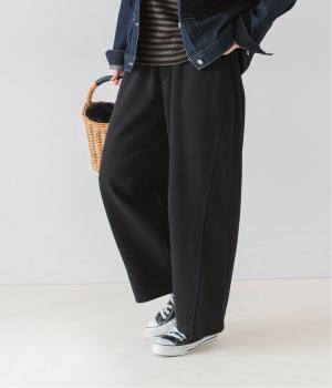 こなれスウェットカーブパンツ(ブラック-F)