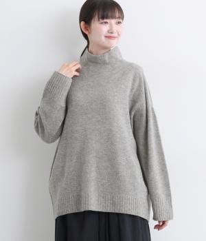 チェスオフタートルニット(グレー-F)
