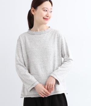 コットンランダムパイルプルオーバー(グレーMIX-F)