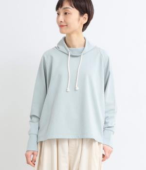 エアリーコットン裏毛オフタートル