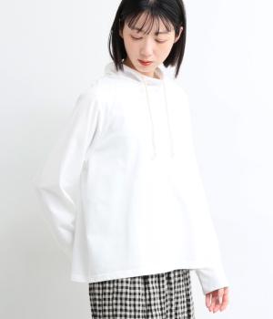 エアリーコットン裏毛オフタートル(ホワイト-F)