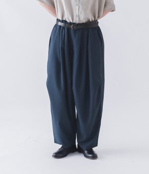 ワイドカーゴパンツ(ブルー-ONESIZE)