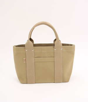 スレッドラインヘビーキャンバストートSカラー(ベージュ-ONESIZE)