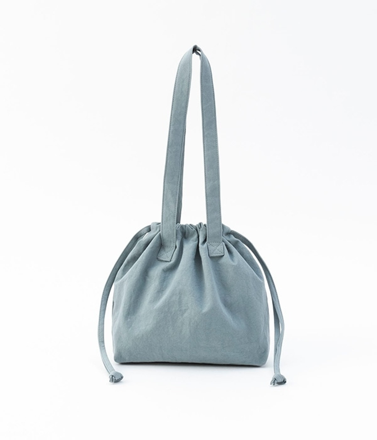 天日干しコットン巾着中(ライトブルー-ONESIZE)