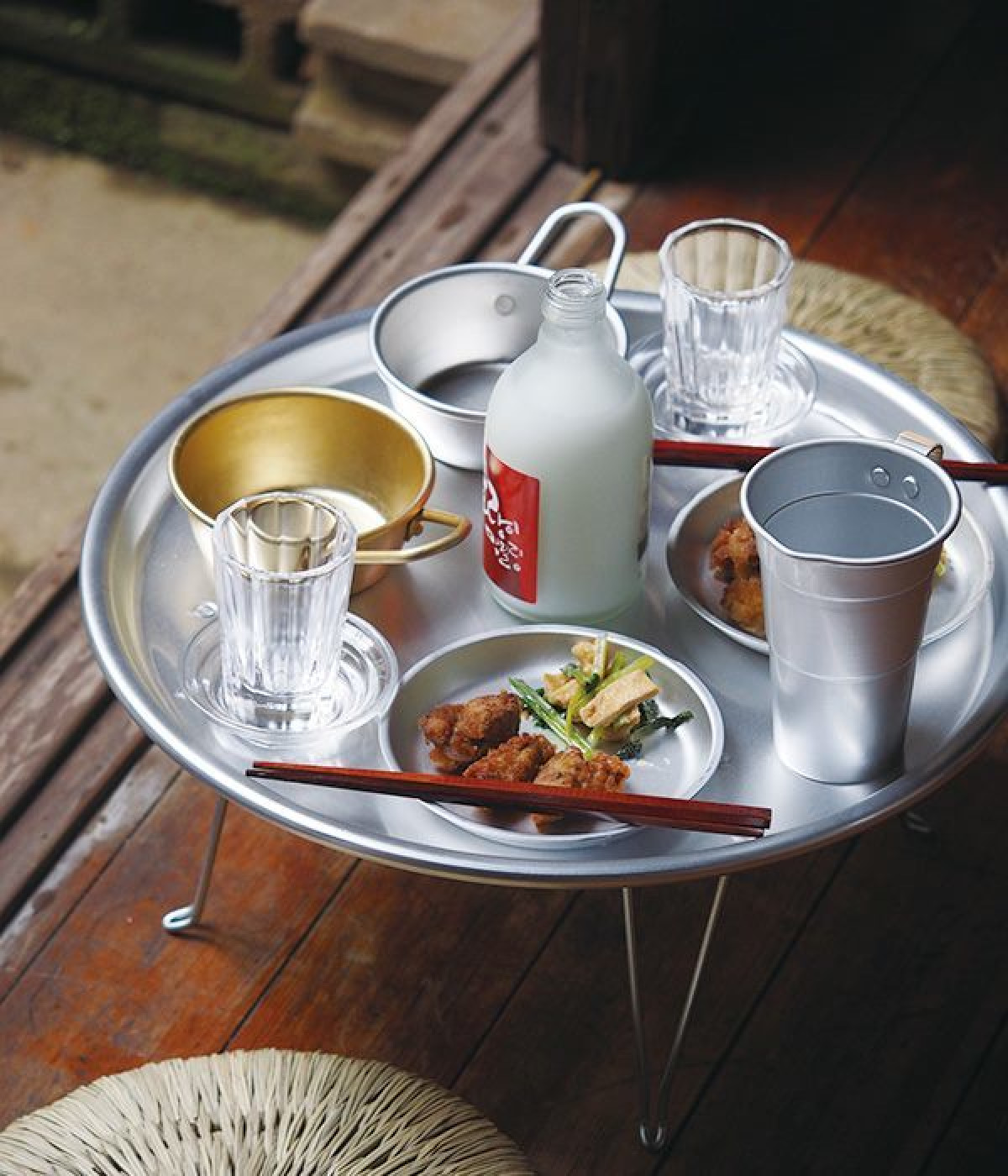 アルマイトちゃぶ台(カラー1-ONESIZE)